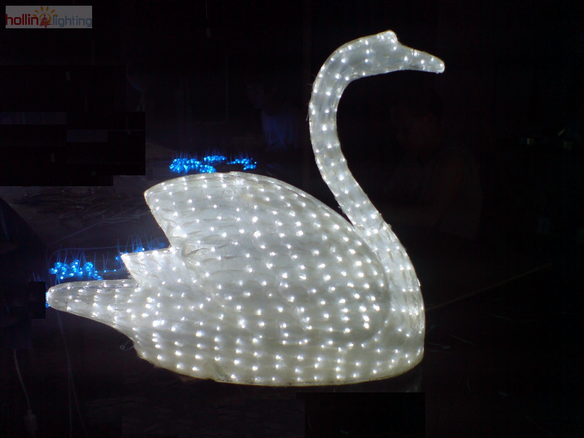 Outdoor LED Motif light Swan HL-M-011-hollinlighting
