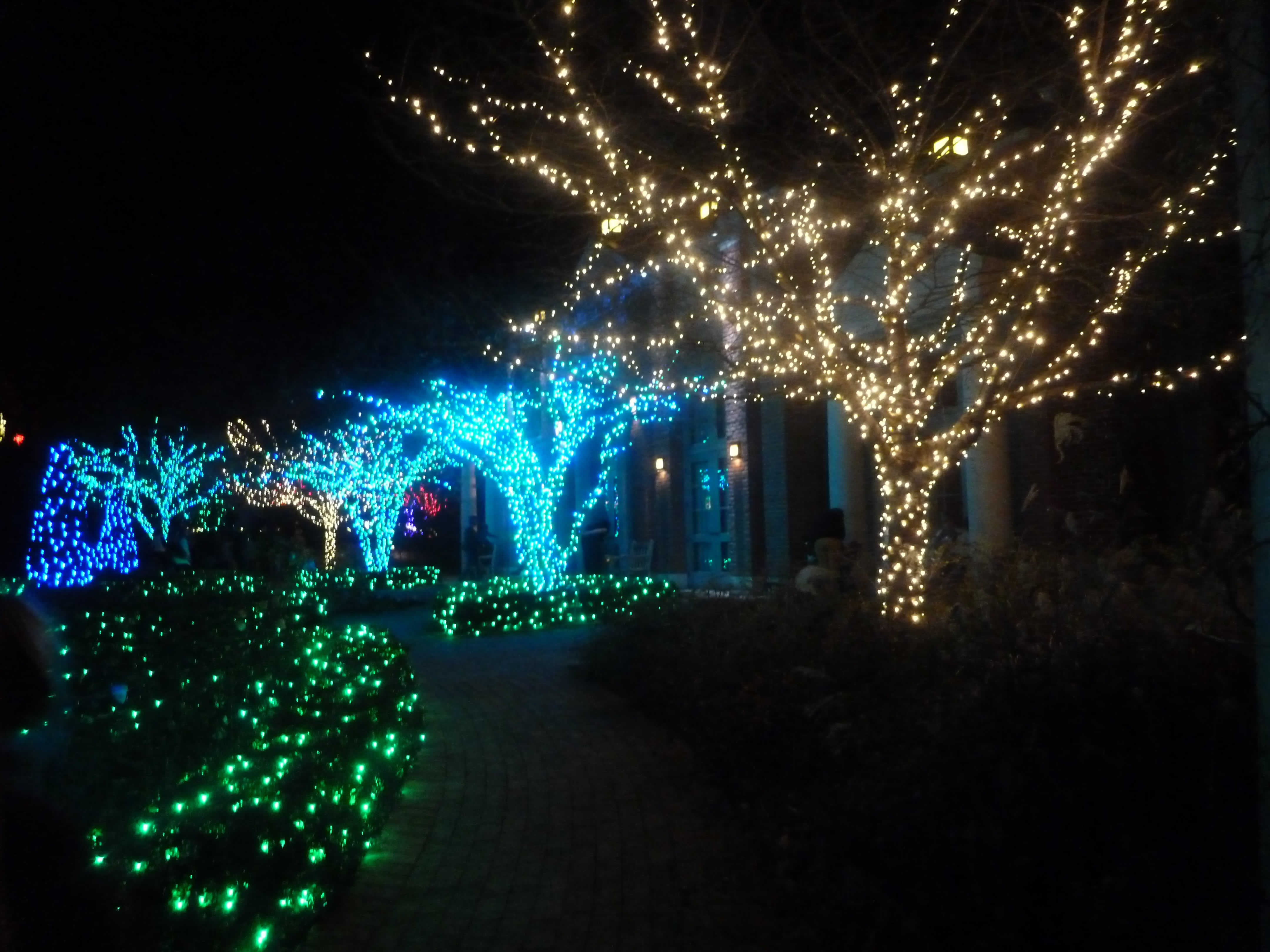 Led shop lighting tree