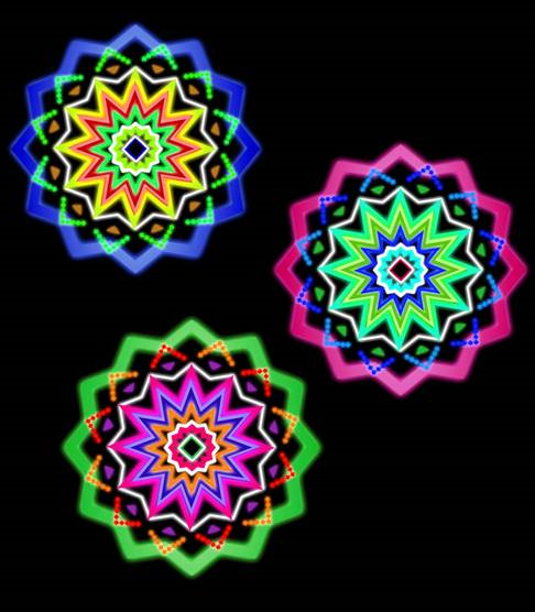 Large LED Snowflake Festival Parties Christmas Garden Shopping Center